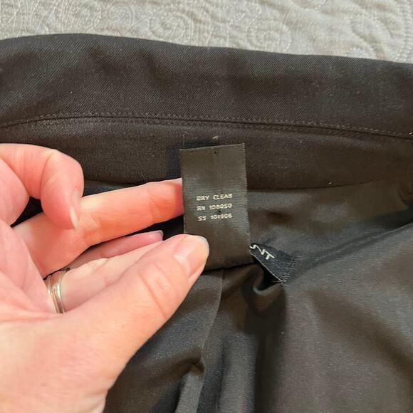 Lane Bryant black blazer hook rhinestone clasp women’s size 18 - Picture 4 of 9